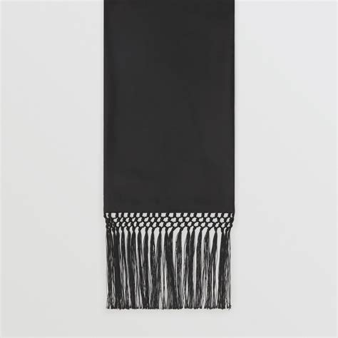 burberry fringed silk scarf|Burberry silk scarf online.